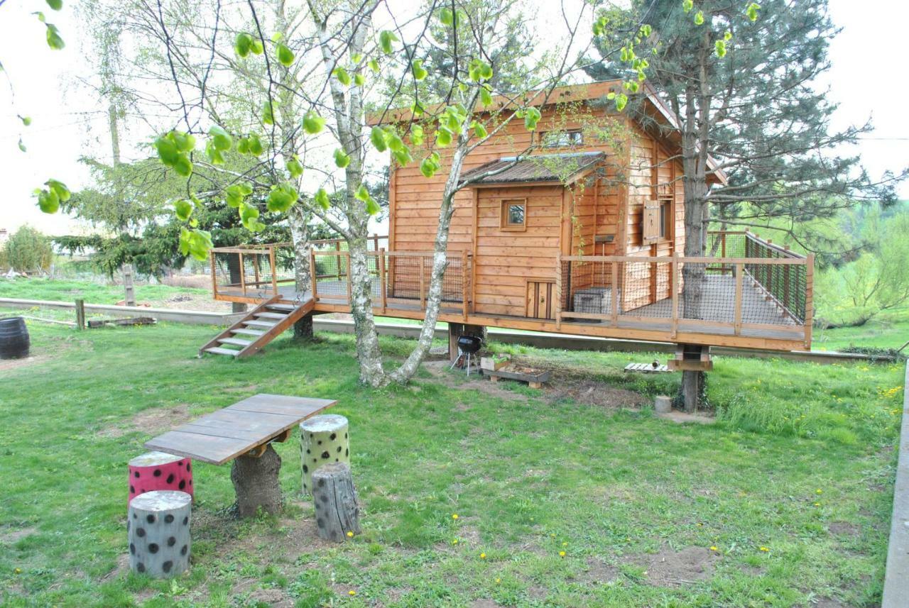 L'Etournelle - Cabane Perchee Chaussan Exterior photo