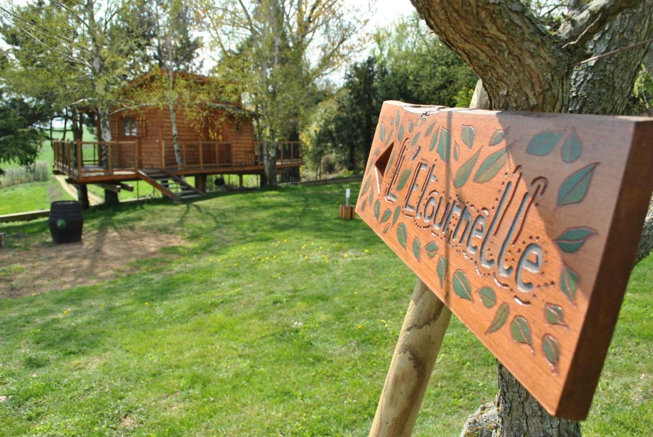 L'Etournelle - Cabane Perchee Chaussan Exterior photo